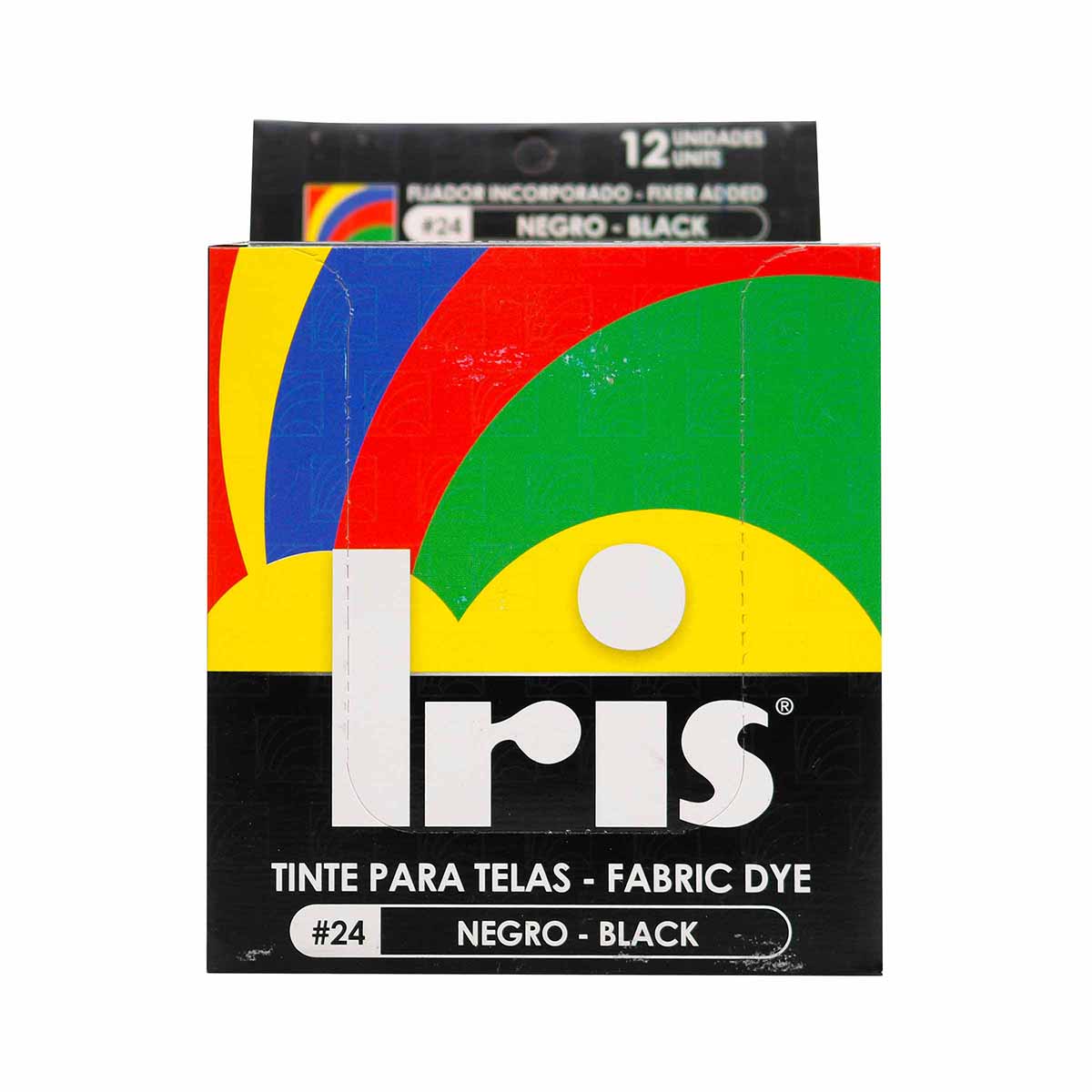 Tinte para Telas Iris N-24 Negro Caja x 9 g x 12 Uds