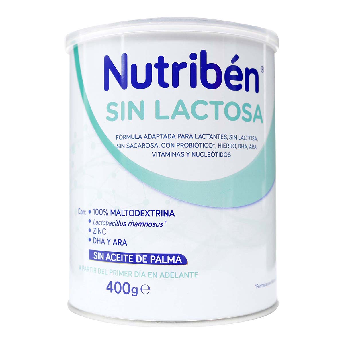 Fórmula Láctea Nutribén Sin Lactosa Tarro X 400 G.