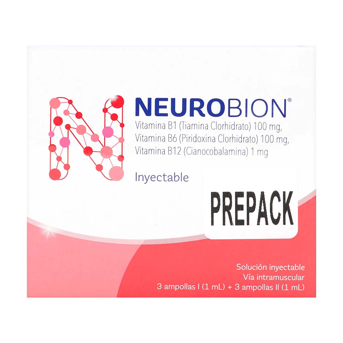 Prepack Neurobión Solución Inyectable X 3 Ampollas.