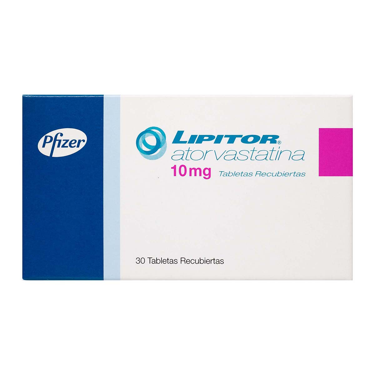 Lipitor 10 Mg Pfizer Caja X 30 Tabletas.