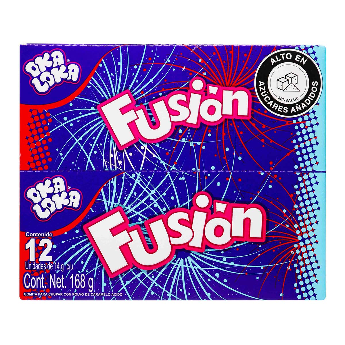 Oka Loka Súper Fusión Sobre x 14 g Caja x 168 g x 12 Uds