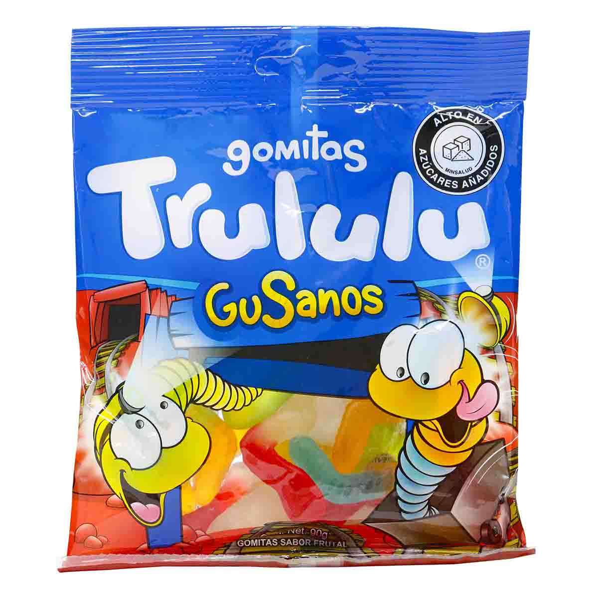 Gomitas Súper Trululú Gusanos Paquete x 90 g