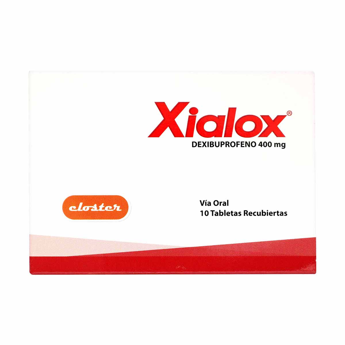 Xialox 400 Mg Closter Caja X 10 Tabletas Cubiertas.