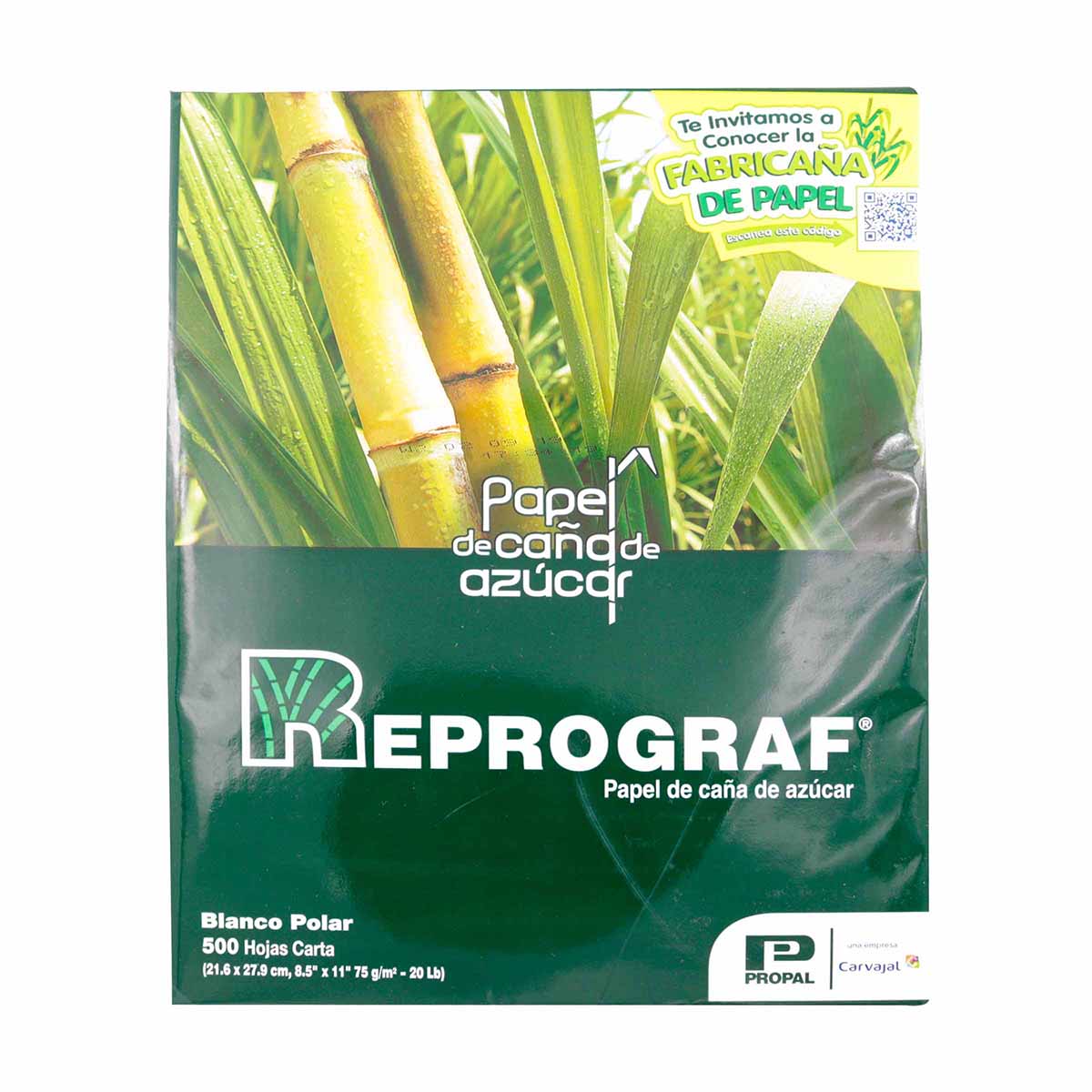 Resma de Papel Reprogaf Tamaño Carta Paquete x 500 Hojas