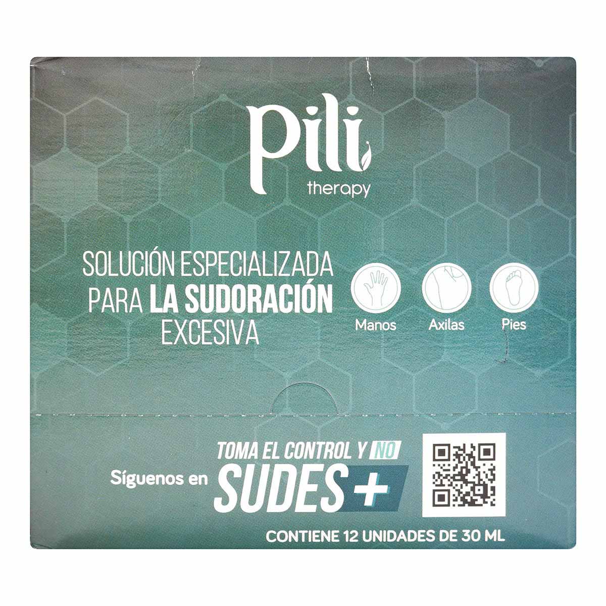 Desodorante Antitranspirante Unisex Pili X 30 Ml Caja X 12 Uds.