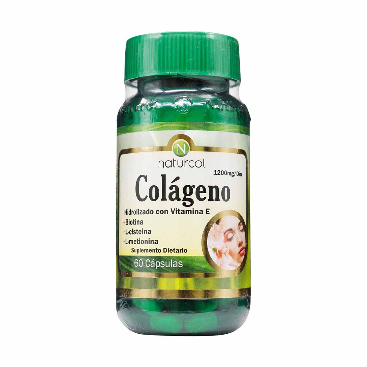 Suplemento Dietario Naturcol Colágeno 1200 Mg Día Frasco x 60 Cápsulas