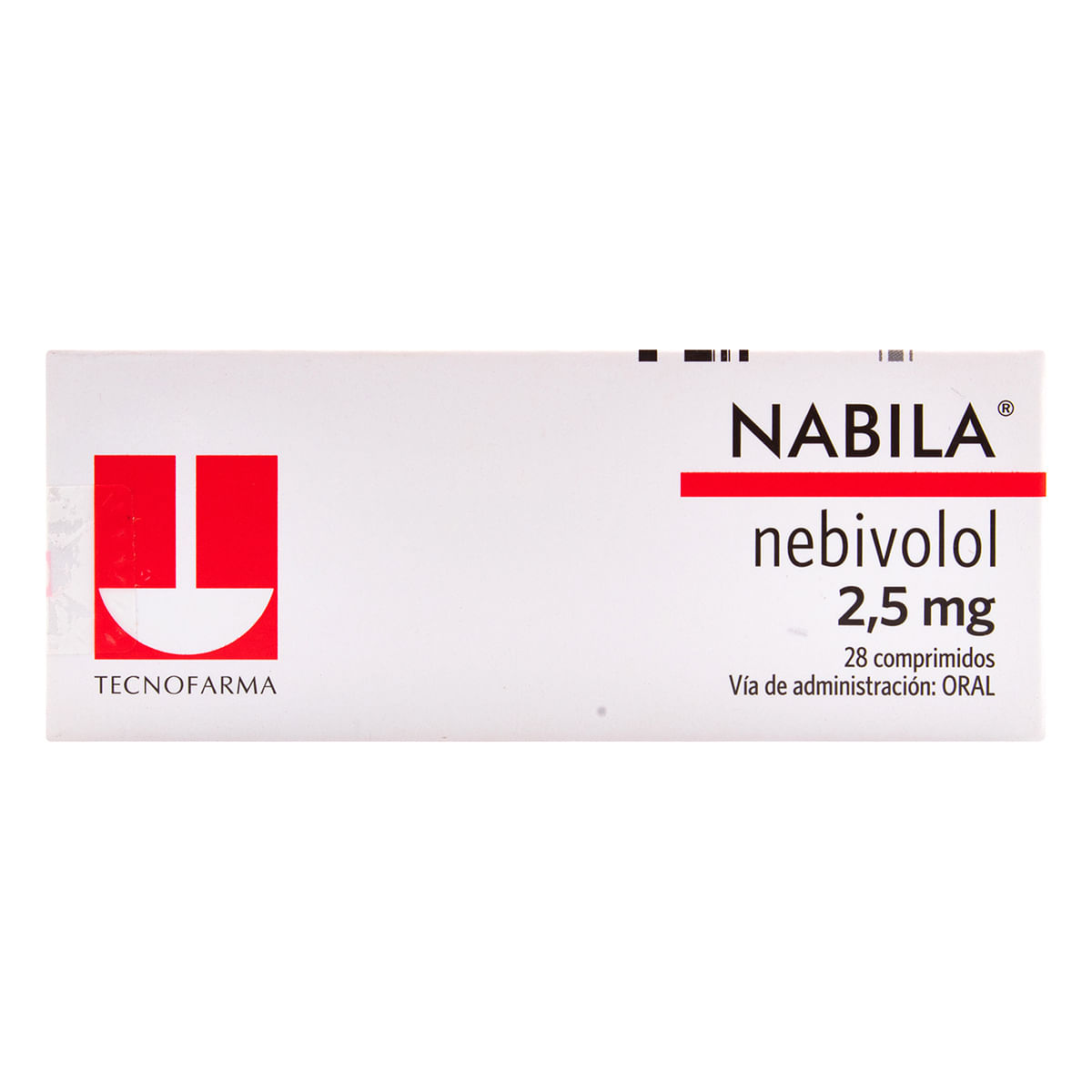 Nabila 2.5 Mg Tecnofarma Caja X 28 Comprimidos.