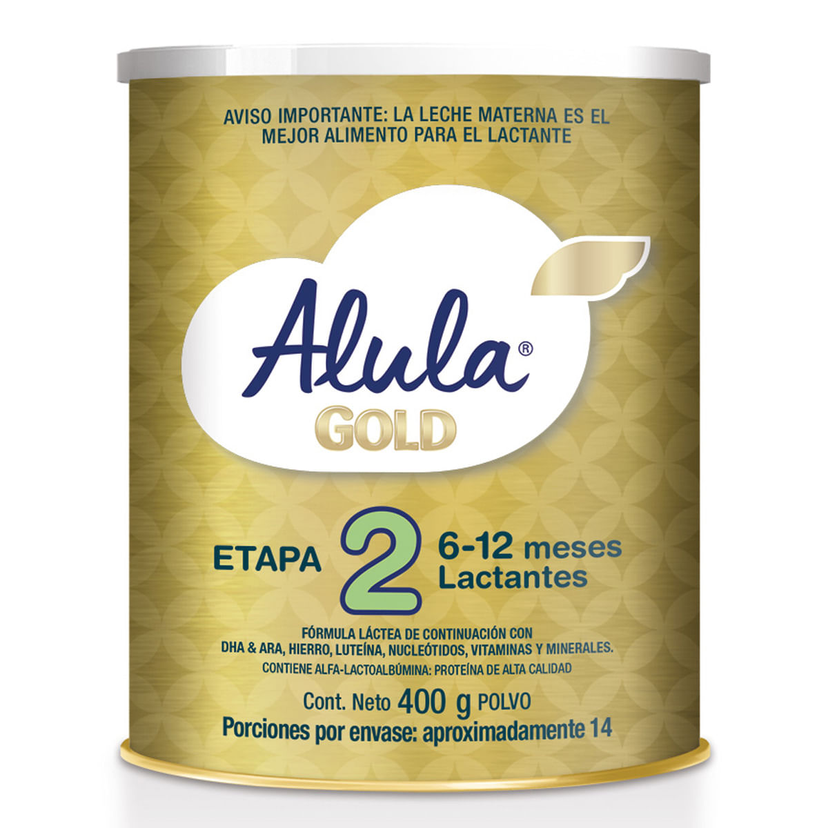Fórmula Láctea Promil 2 6-12 Meses Alula Gold Tarro x 400 g