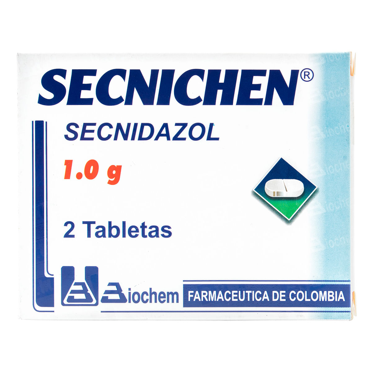 Secnichen 1.0 g Biochem Caja x 2 Tabletas