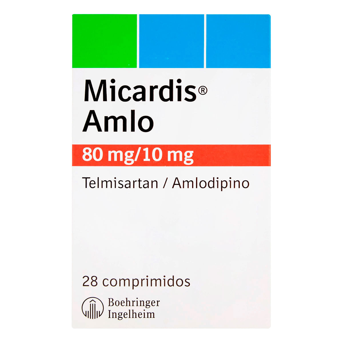 Micardis Amlo 80 Mg/10 Mg Boehringer Ingelheim Caja X 28 Comprimidos.
