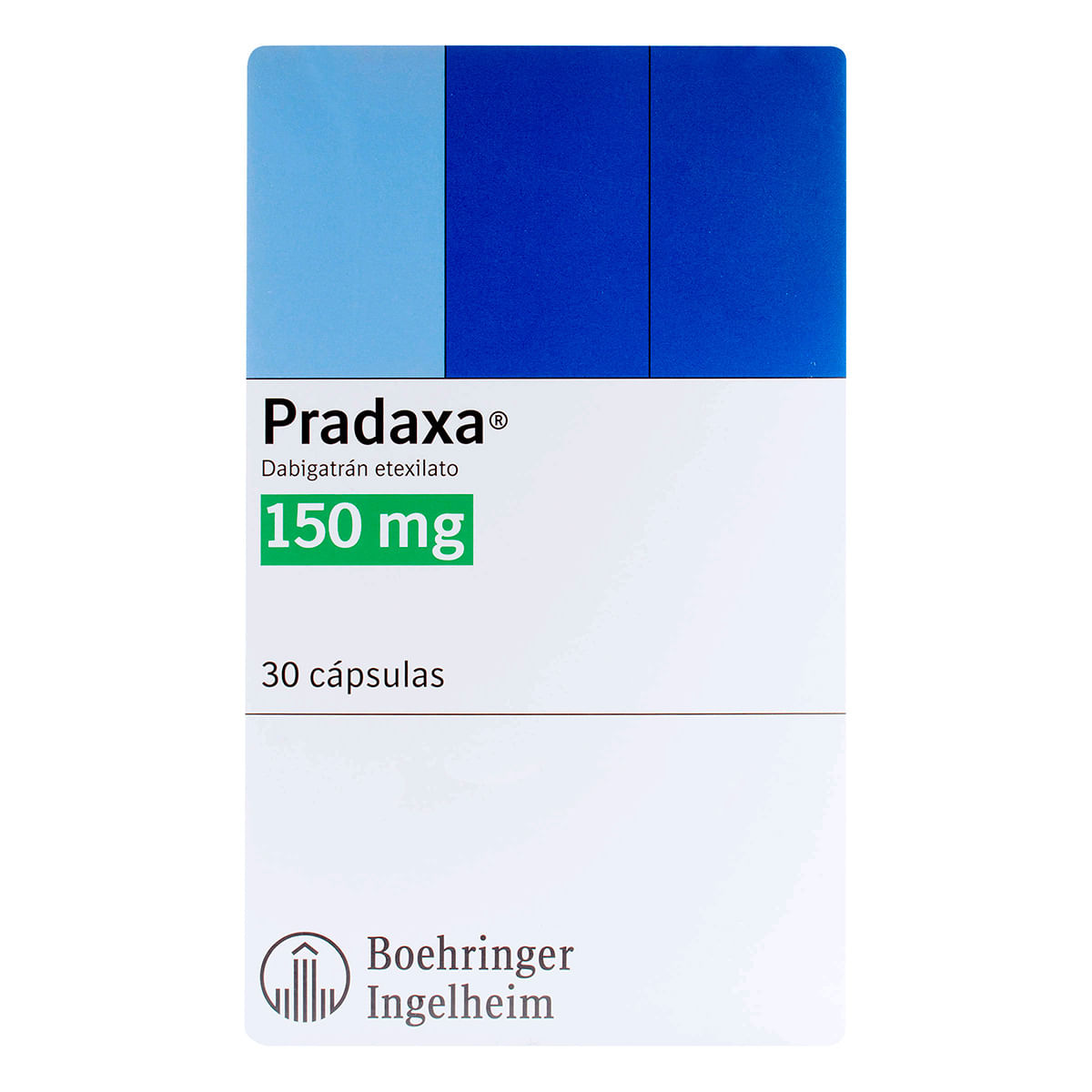 Pradaxa 150 Mg Boehringer Ingelheim Caja X 30 Cápsulas.