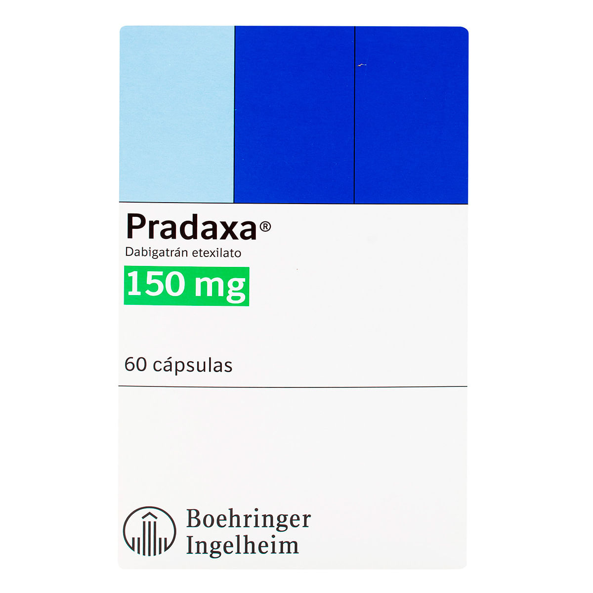 Pradaxa 150 Mg Boehringer Ingelheim Caja X 60 Cápsulas.