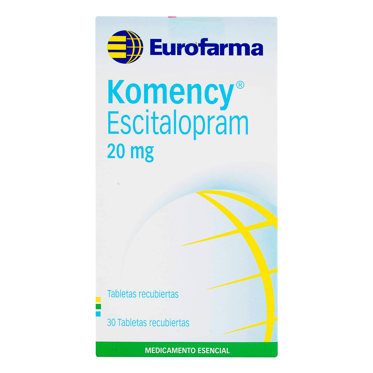 Komency 20 Mg Eurofarma Caja X 30 Tabletas Recubiertas.