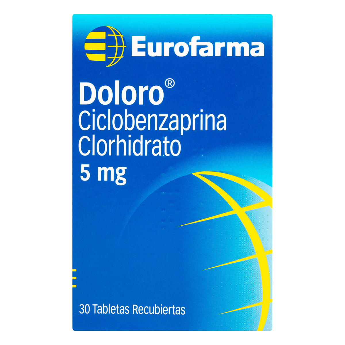 Doloro 5 Mg Eurofarma Caja X 30 Tabletas Recubiertas.