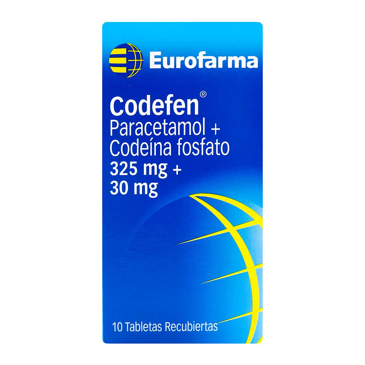 Codefen 325 Mg/30 Mg Eurofarma Caja X 10 Tabletas Recubiertas.