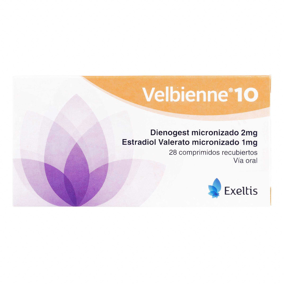 Velbienne 10 2 Mg/1 Mg Exeltis Caja X 28 Comprimidos Recubiertos.