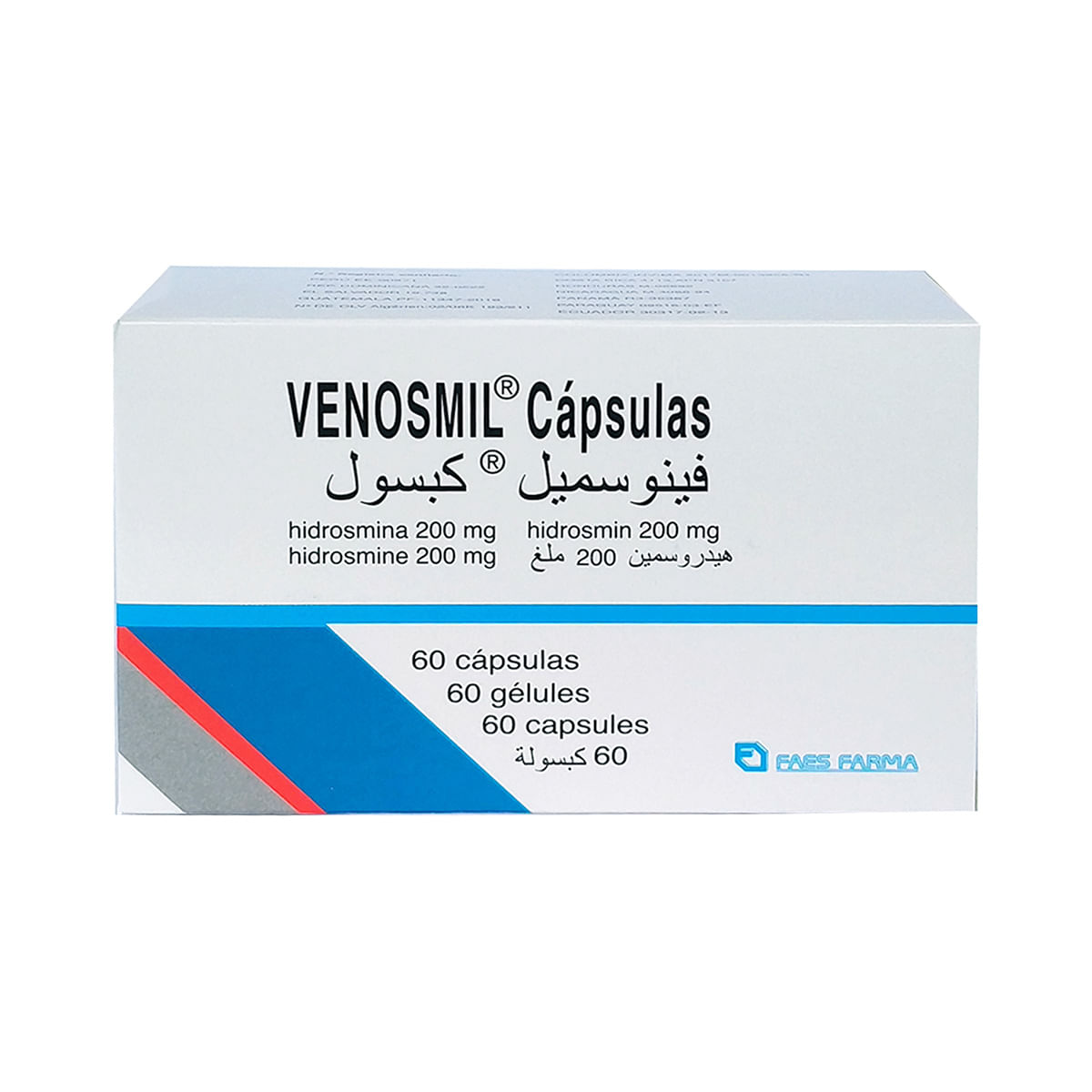 Venosmil 200 Mg Faes Farma X 60 Cápsulas.