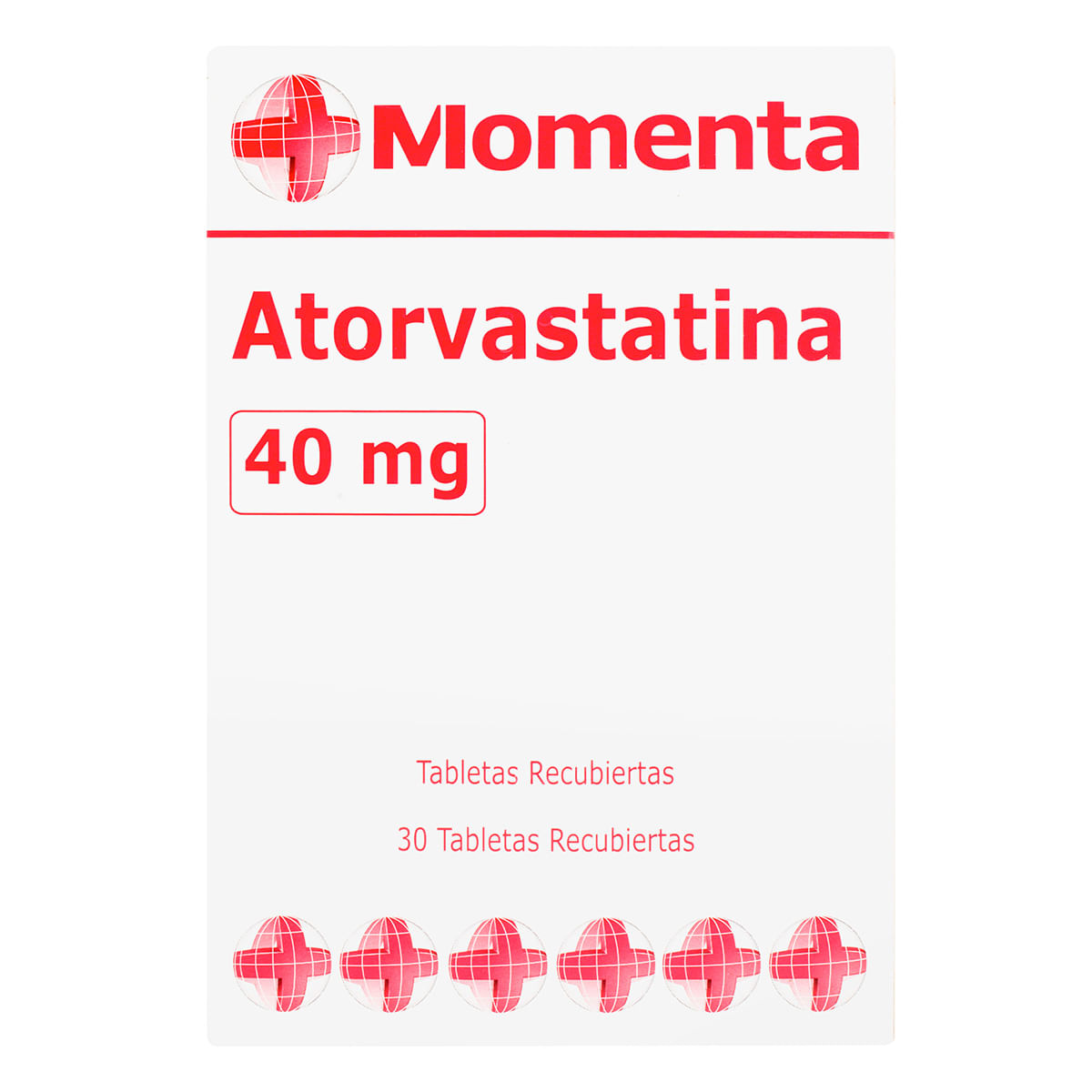 Atorvastatina 40 Mg Momenta Caja X 30 Tabletas Recubiertas.
