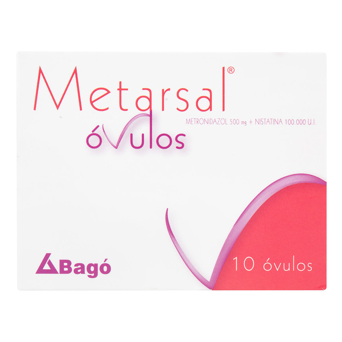 Óvulos Metarsal 500 Mg/100.000 Ui Bagó Caja X 10 Uds.