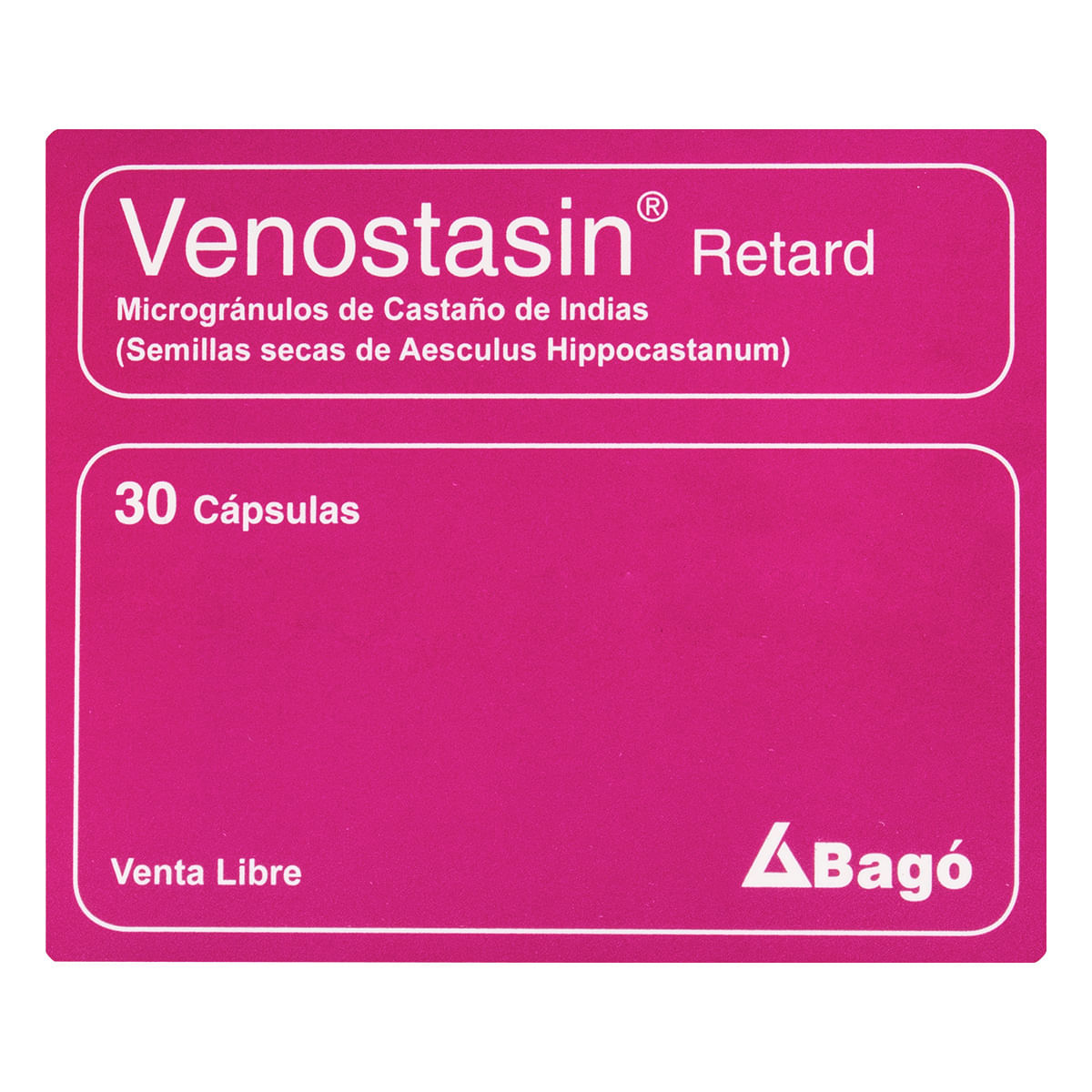Venostasin Retard Bagó Caja X 30 Cápsulas.