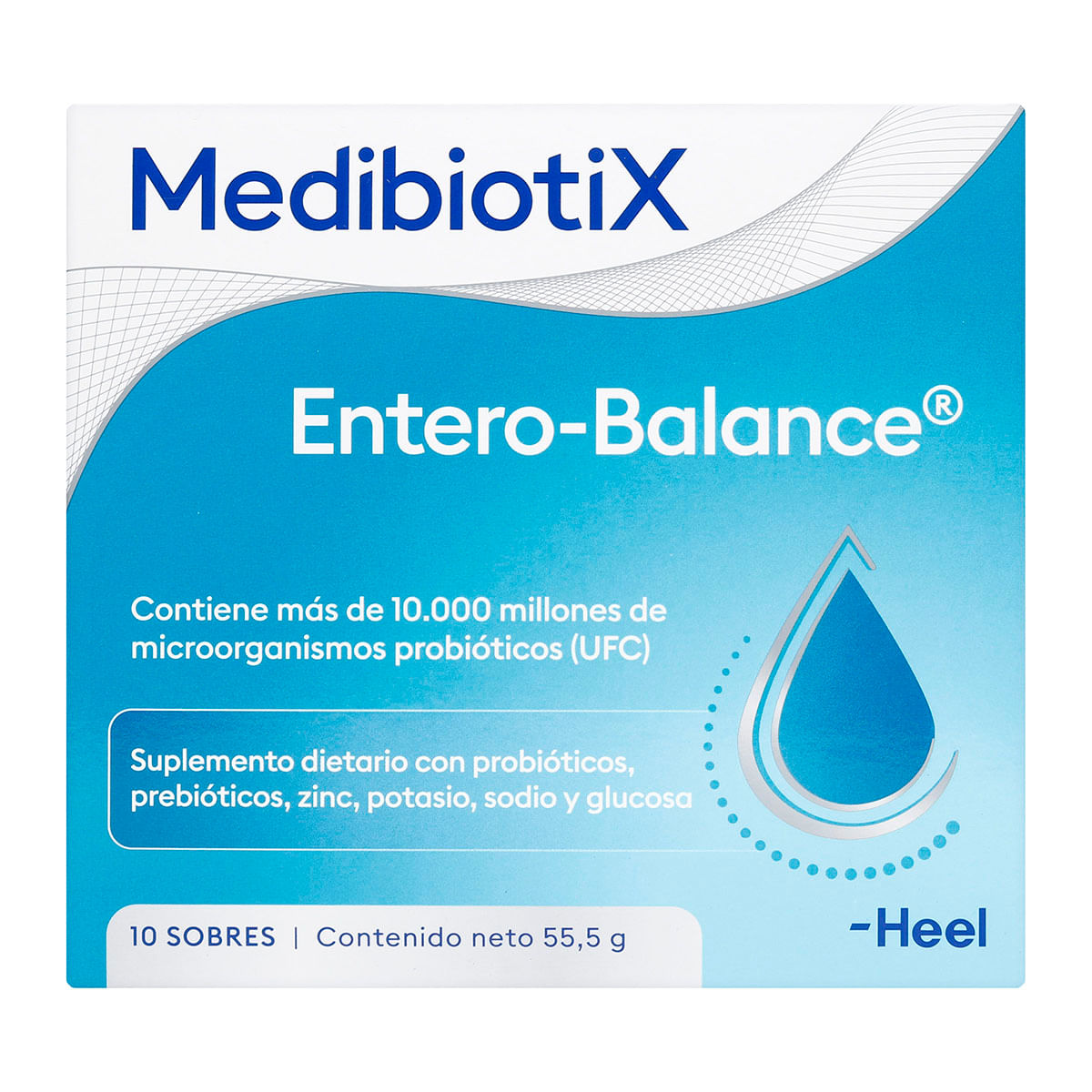 Suplemento Dietario Medibiotix Entero-Balance Heel Caja x 10 Sobres