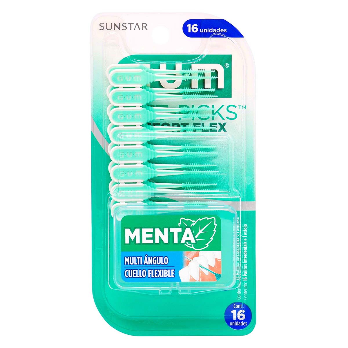 Cepillo Gum Interdental Soft-Picks Comfort Flex Menta Empaque x 16 uds