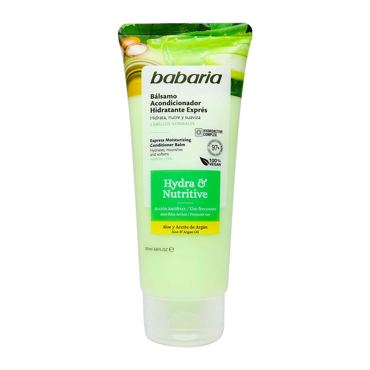 Bálsamo Acondicionador Babaria Hidratante Exprés Tubo x 200 mL