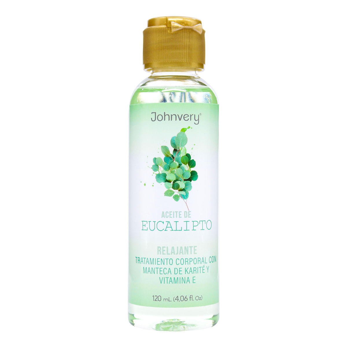 Tratamiento Corporal Johnvery Aceite Eucalipto Relajante Frasco x 120 mL