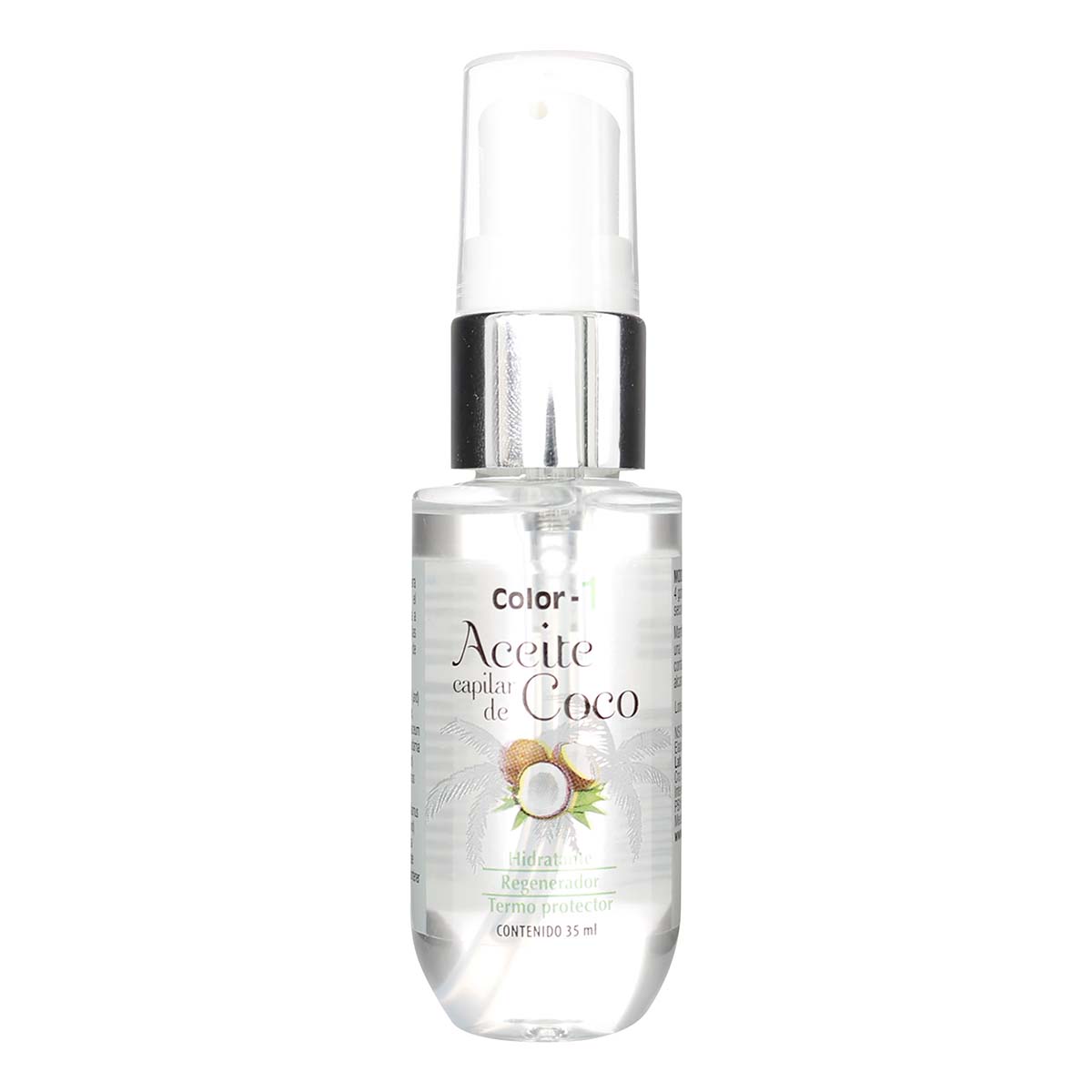 Aceite Capilar de Coco Color-1 Interbel Frasco x 35 mL