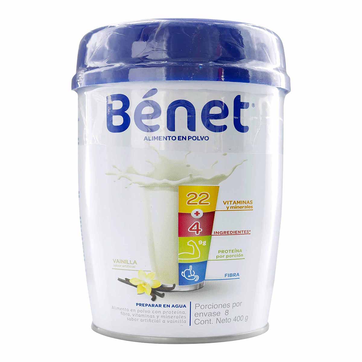 Alimento en Polvo Bénet Vainilla Tarro x 400 g