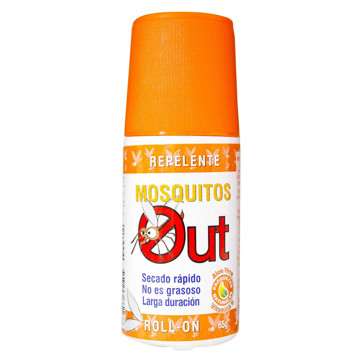 Repelente Mosquitos Out Aloe Vera-Vitamina E Interbel Roll-On Frasco x 65 g
