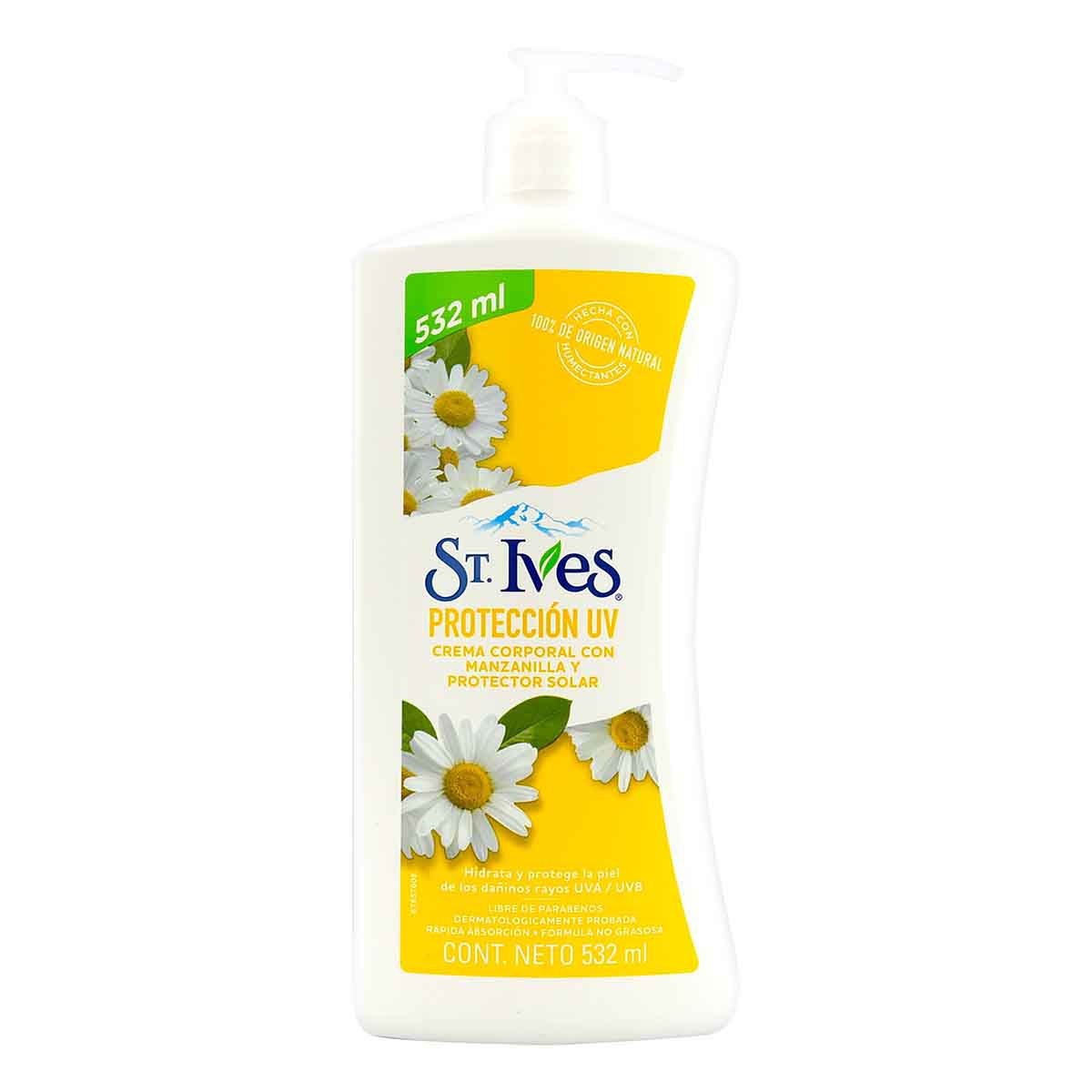 Crema Corporal St.Ives Protección UV con Manzanilla y Protector solar Frasco x 532 mL