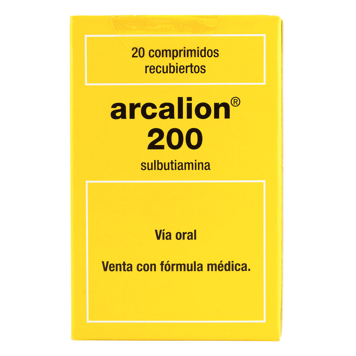 Arcalion 200 Mg Servier Caja X 20 Comprimidos Recubiertos.