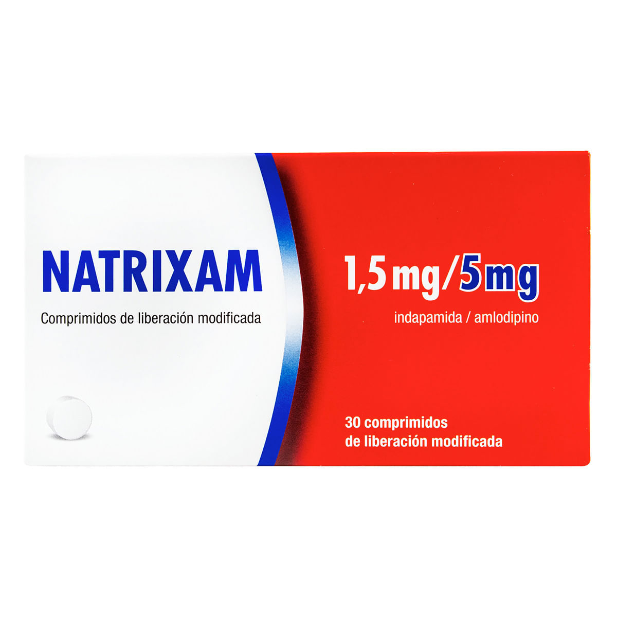 Natrixam 1.5 Mg/5 Mg Servier Caja X 30 Comprimidos.