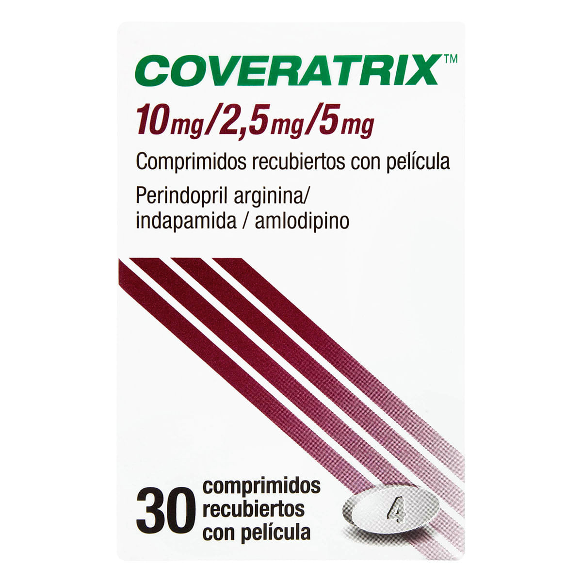 Coveratrix 10 Mg/2.5 Mg/5 Mg Servier Caja x 30 Comprimidos Recubiertos