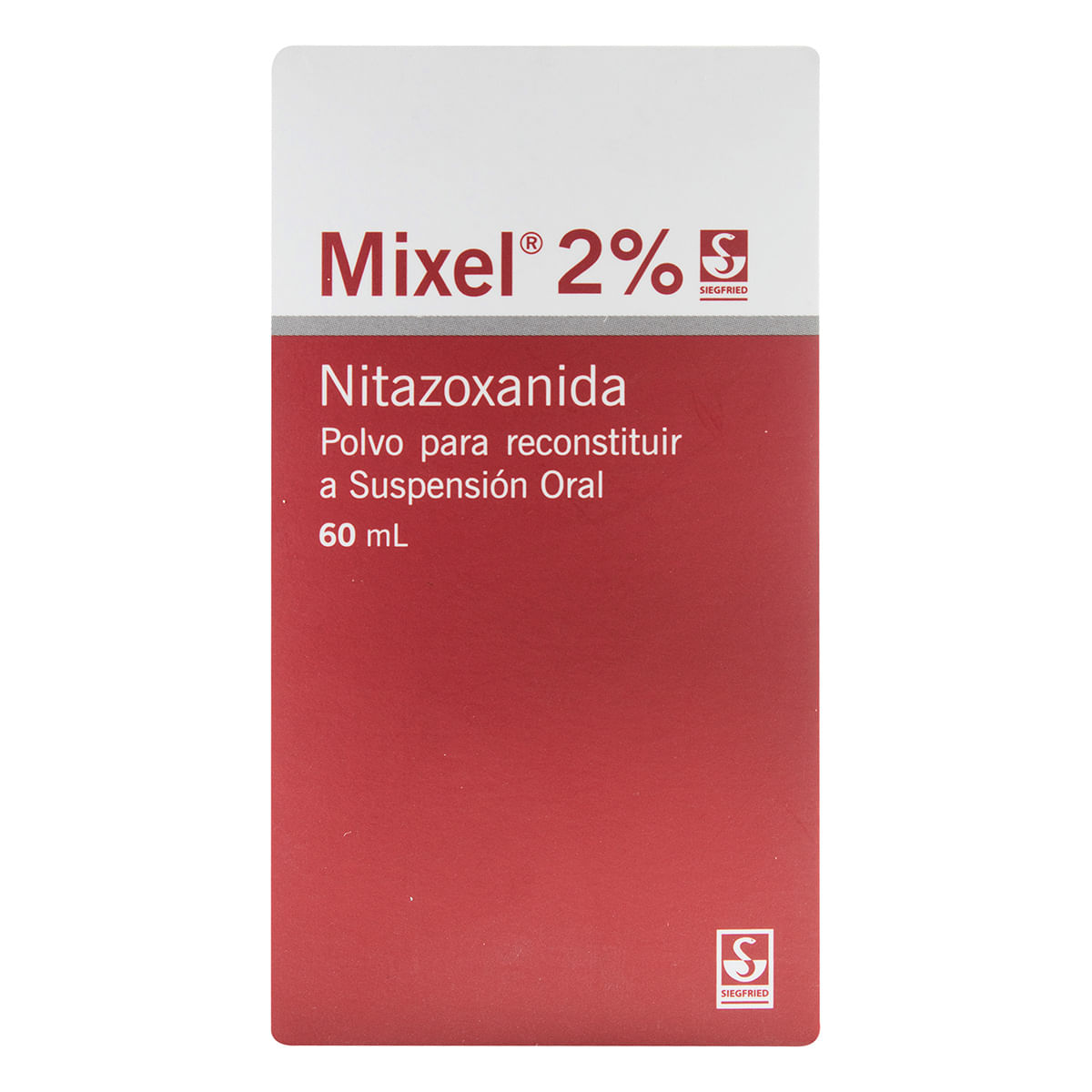 Suspensión Oral Mixel 2% Siegfried Polvo Frasco X 60 Ml.