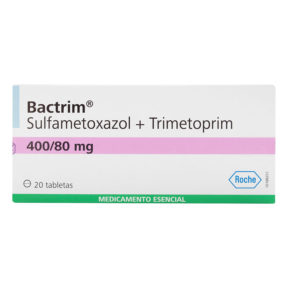 Bactrim 400 Mg/80 Mg Roche Caja X 20 Tabletas.