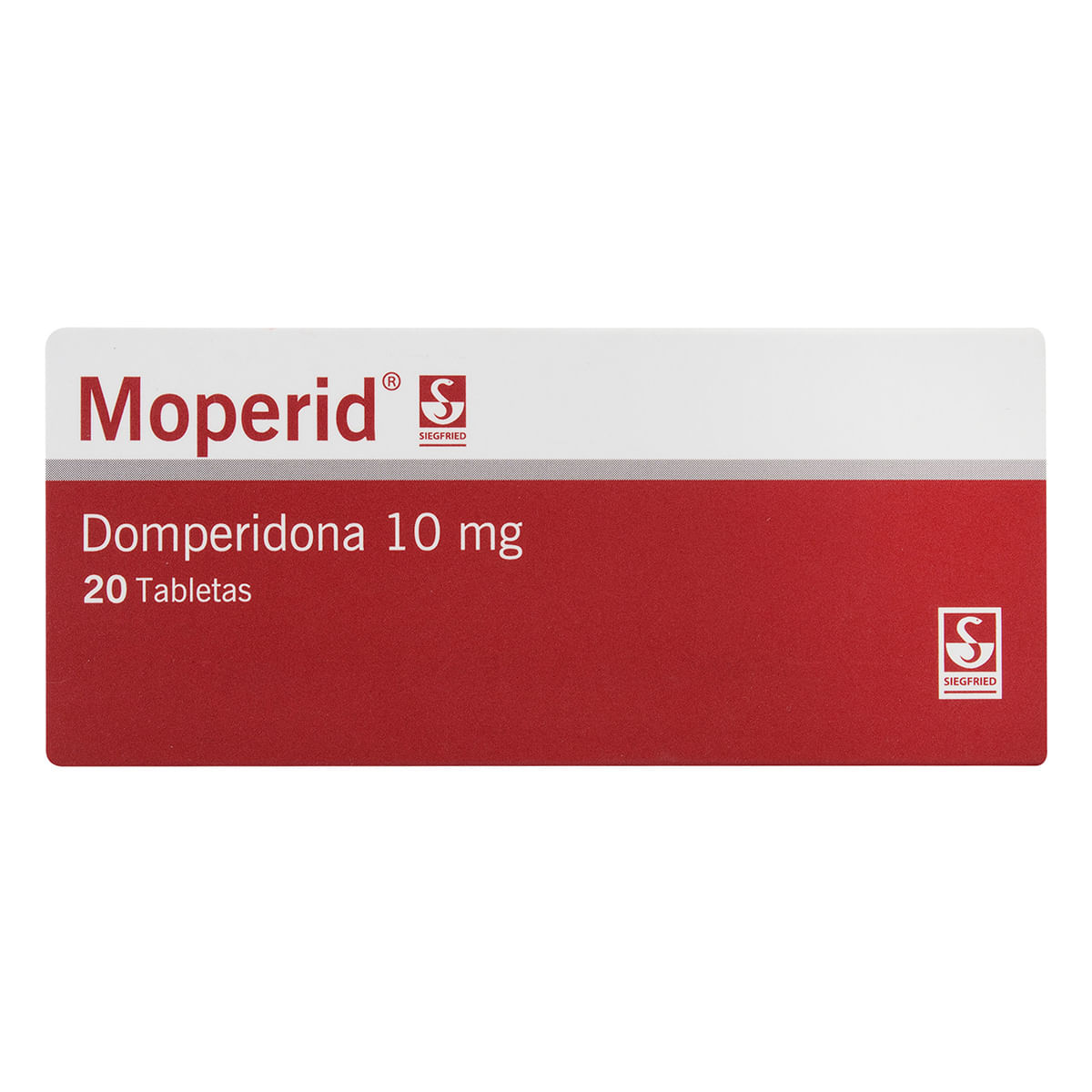 Moperid 10 Mg Siegfried Caja X 20 Tabletas.