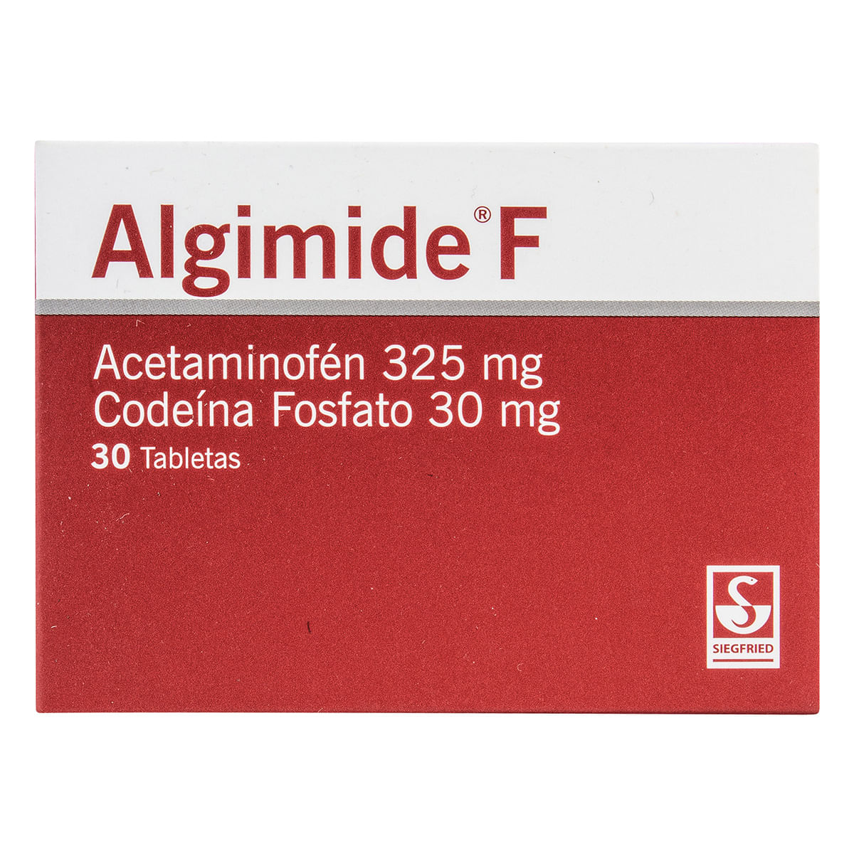 Algimide F 325 Mg/30 Mg Siegfried Caja X 30 Tabletas.