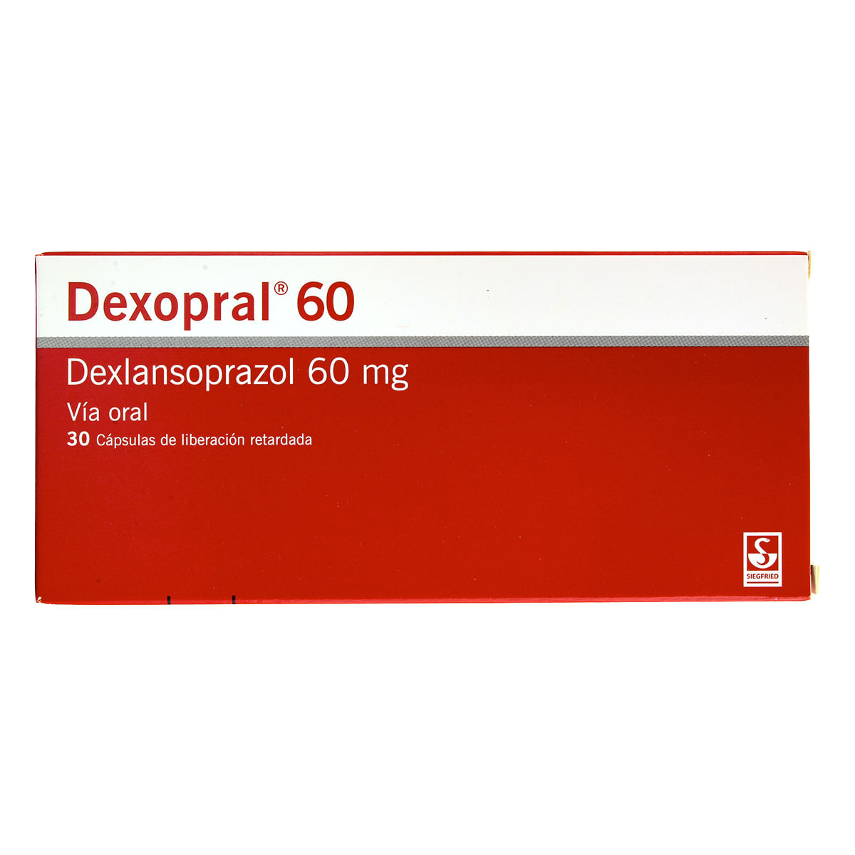 Dexopral 60 Mg Siegfried Caja X 30 Cápsulas.