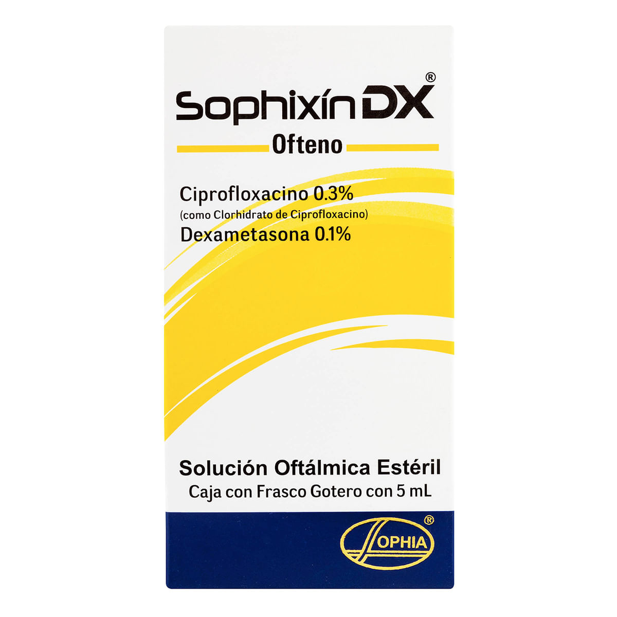Solución Oftálmica Sophixín Dx Ofteno Sophia Frasco Gotero X 5 Ml.