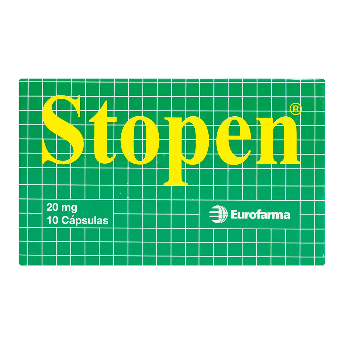 Stopen 20 mg Eurofarma Caja x 10 Cápsulas