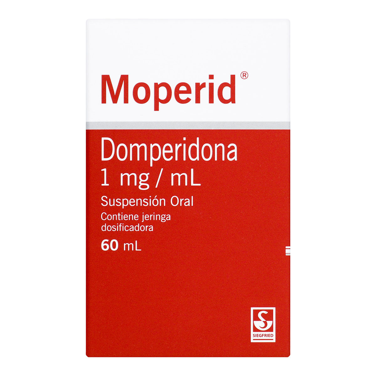 Suspensión Oral Moperid Domperidona 1 mg/mL Frasco x 60 mL