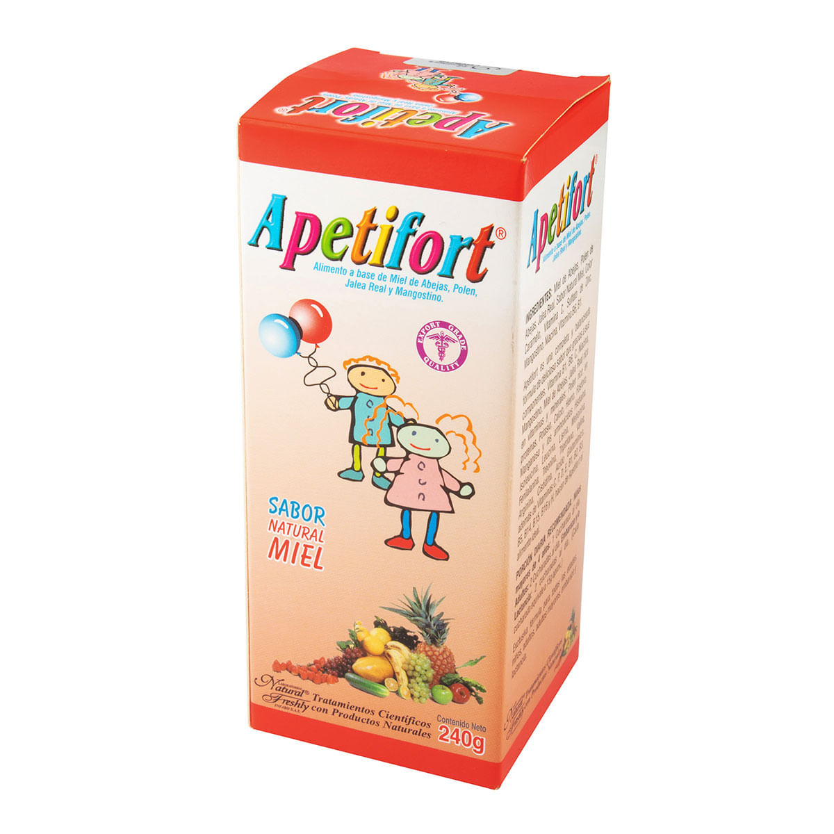 Alimento Apetifort Natural Freshly Miel Frasco X 240 G.