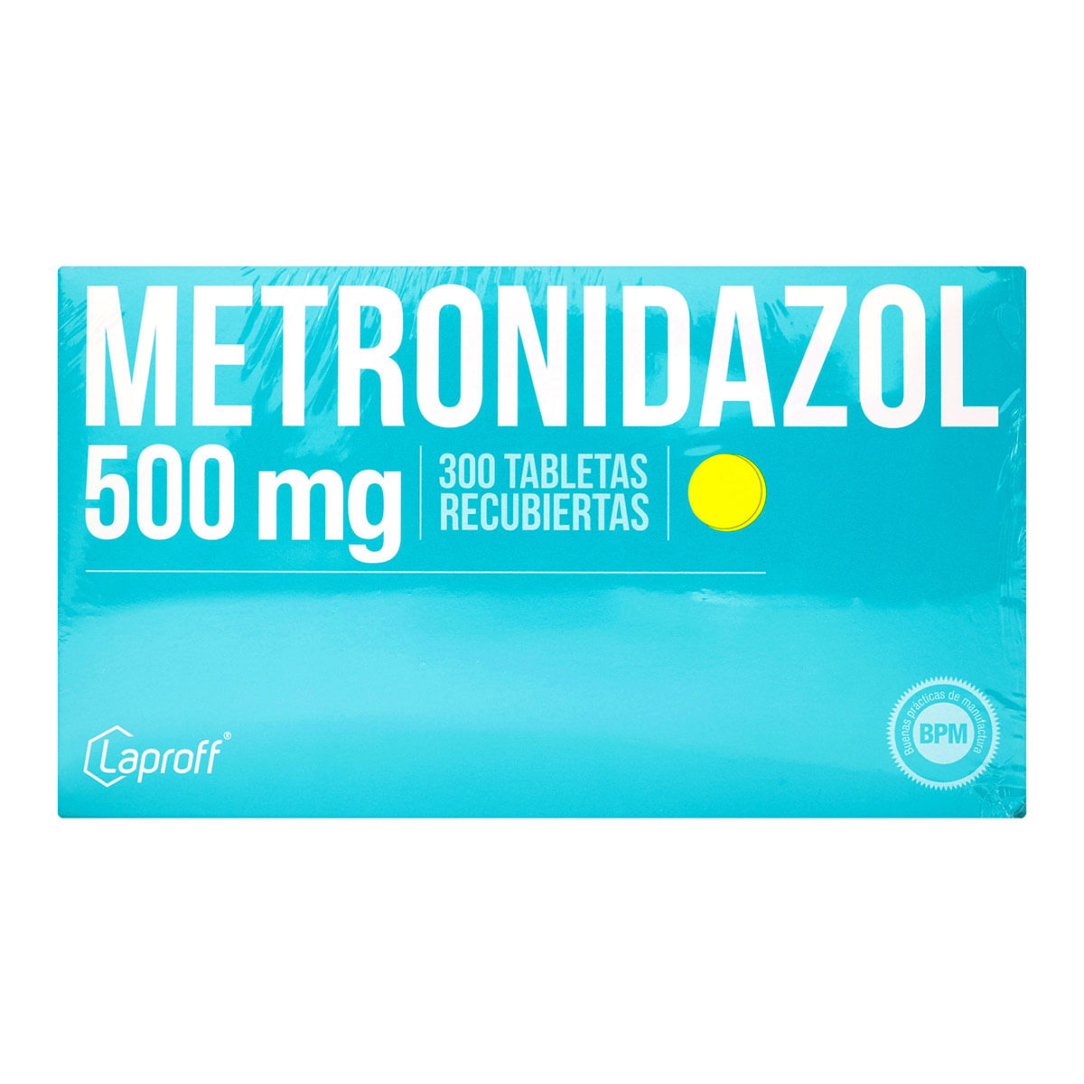Metronidazol 500 mg Laproff Caja x 300 Tabletas