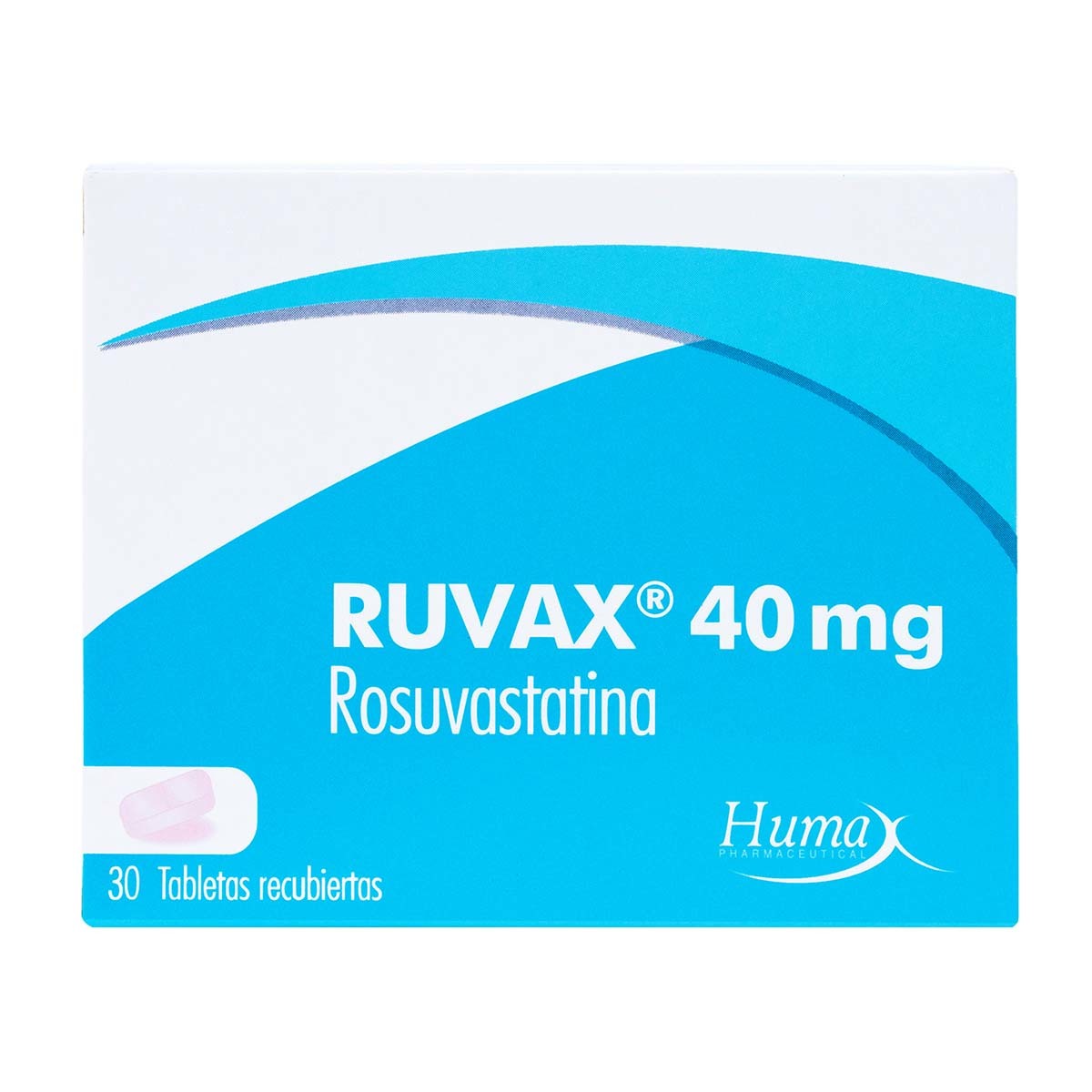 Ruvax 40 Mg Humax Caja X 30 Tabletas Recubiertas.