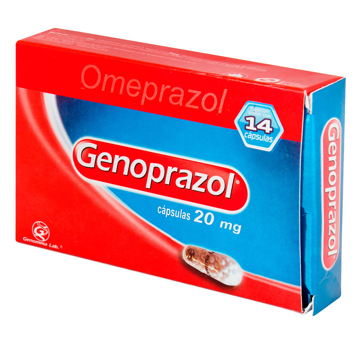 Genoprazol 20 Mg Caja X 14 Cápsulas.