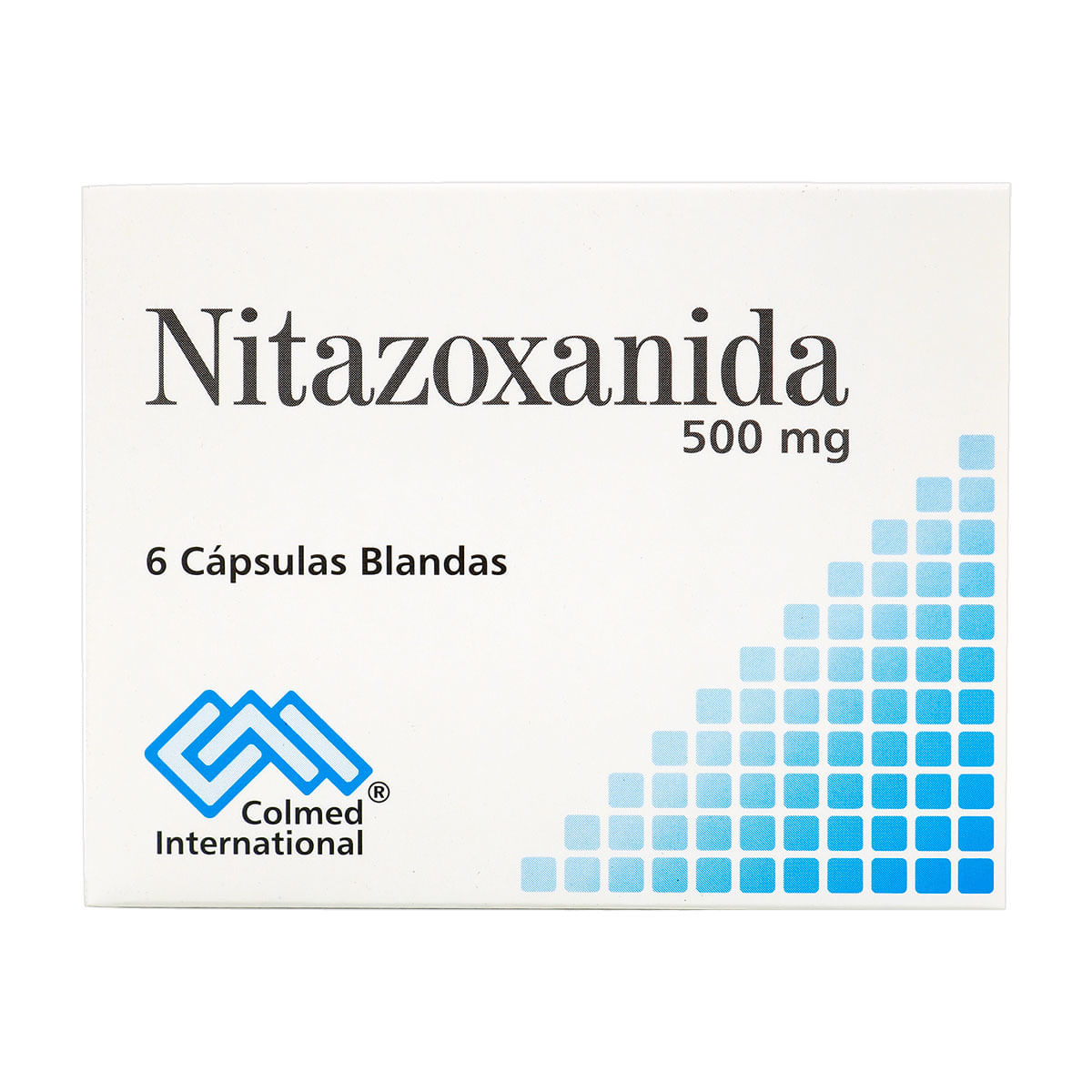 Nitazoxanida 500 Mg x 6 Cápsulas Blandas