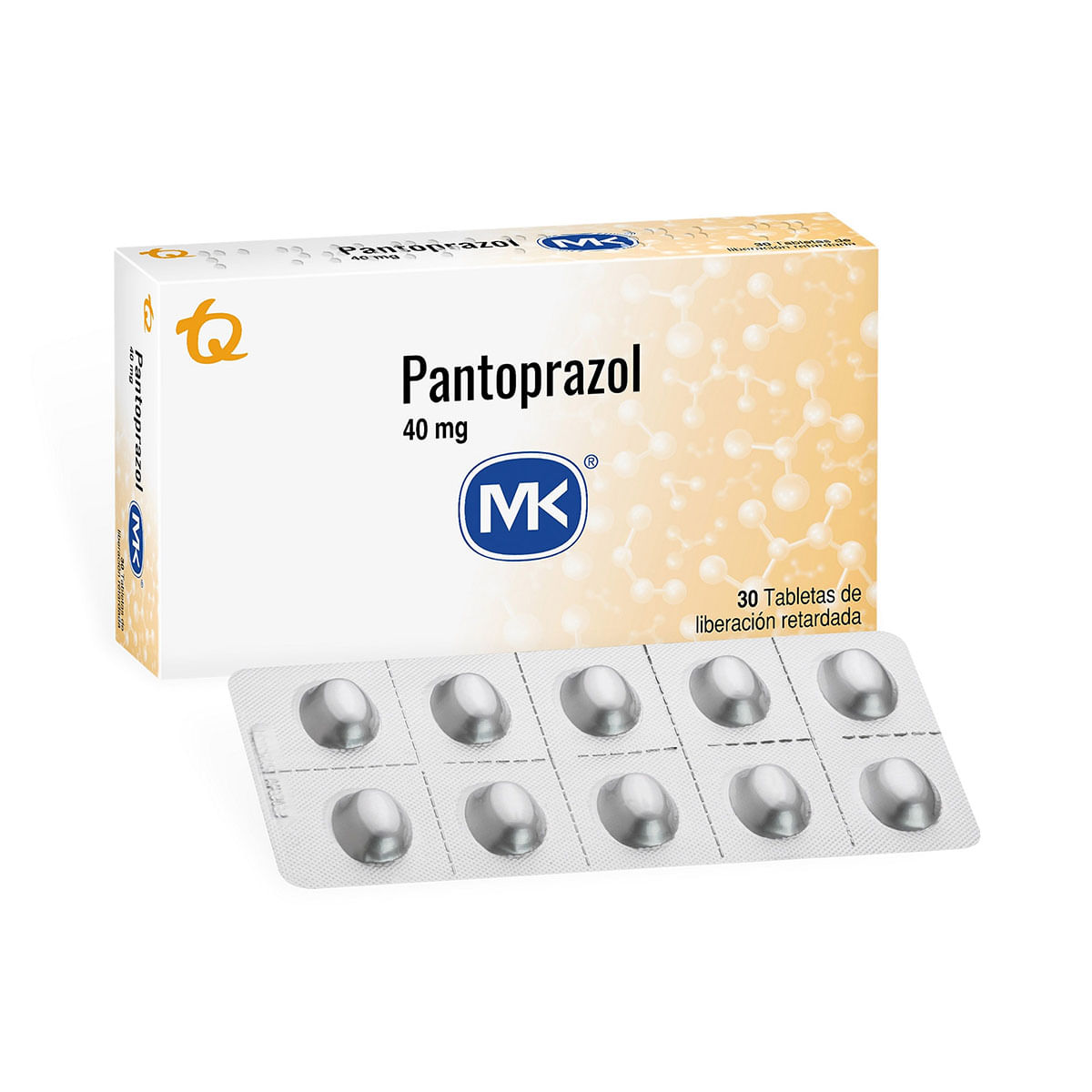 Pantoprazol 40 Mg Mk Caja X 30 Tabletas.