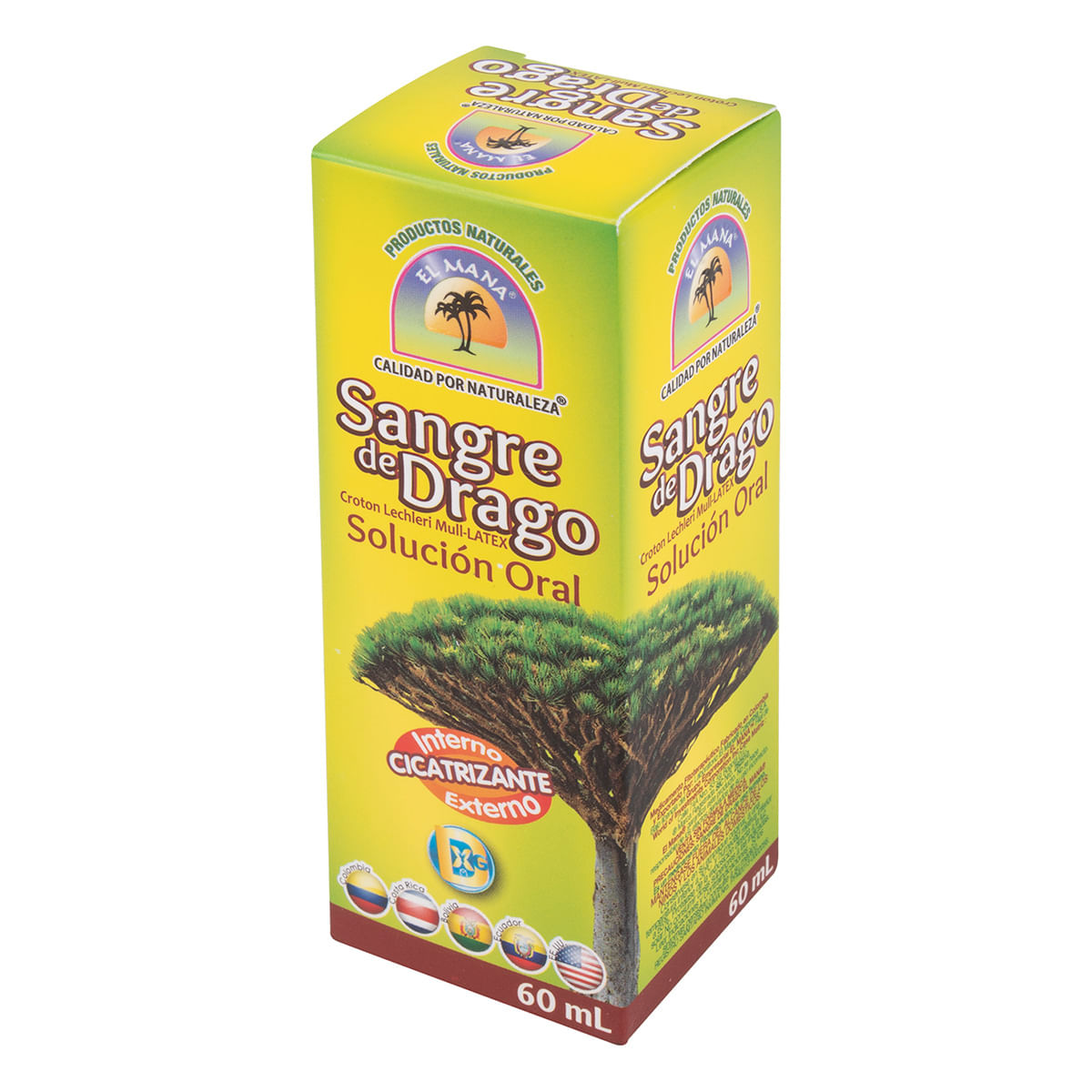 Solución Oral Sangre De Drago El Mana Frasco X 60 Ml.